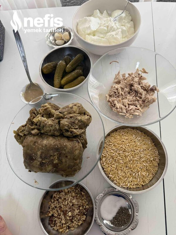 Tavuklu, Şehriyeli, Nefis Köz Patlıcan Mezesi